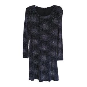 90s indie sleaze glam silver rainbow glitter black dress